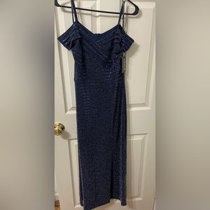 Midnight Blue Wedding Guest Dress